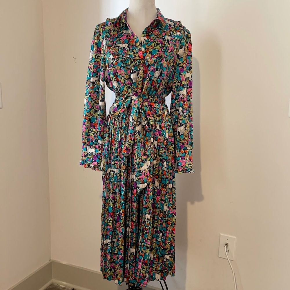JCrew grazing goats dress